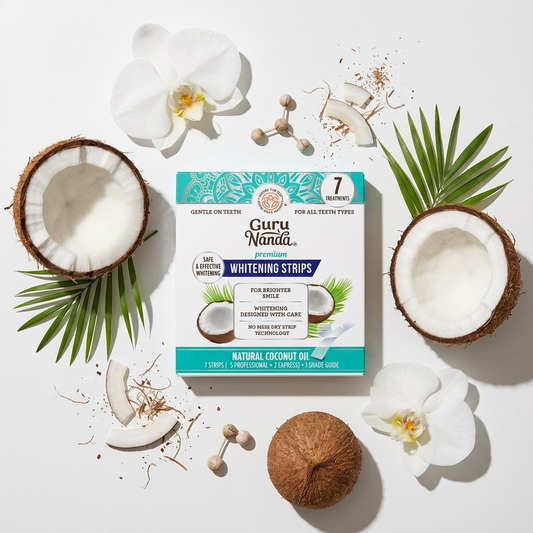 Coconut Oil Teeth Whitening Strips
