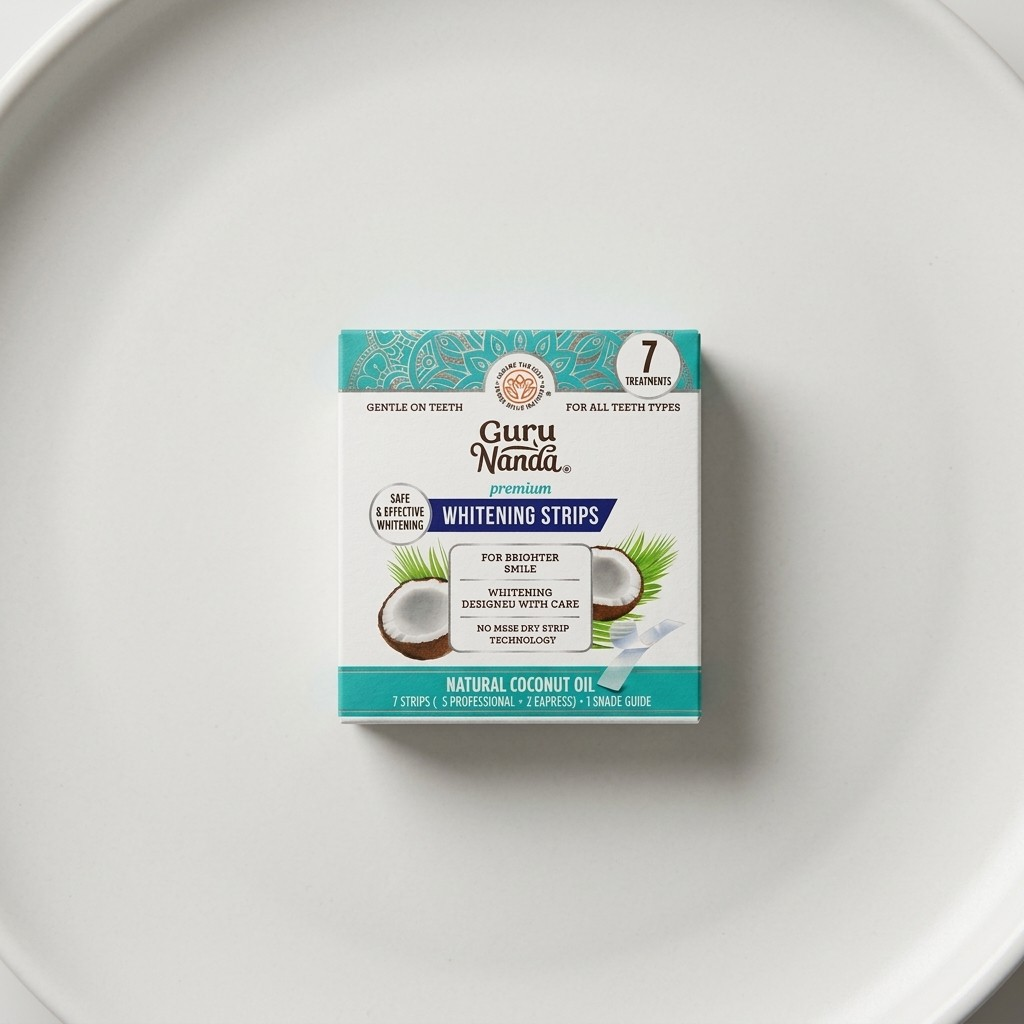 Coconut Oil Teeth Whitening Strips