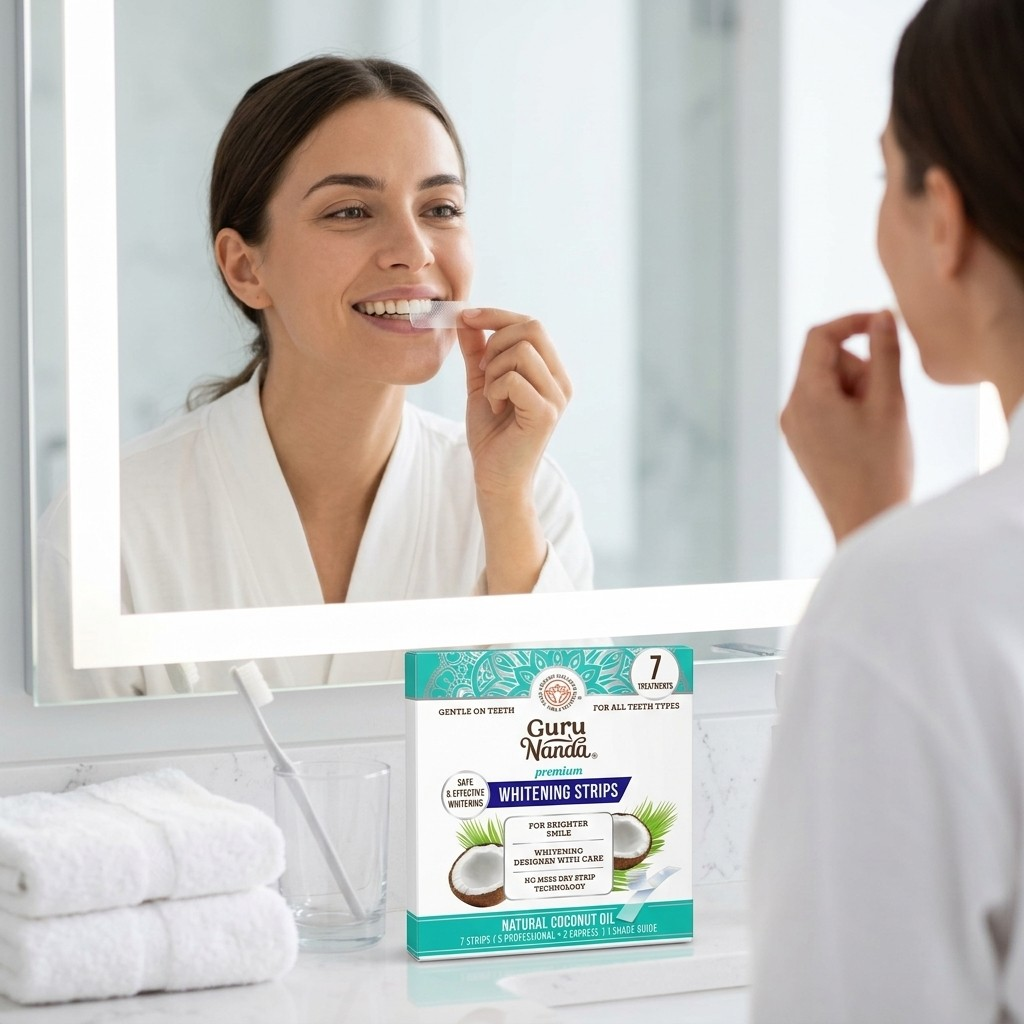 Coconut Oil Teeth Whitening Strips